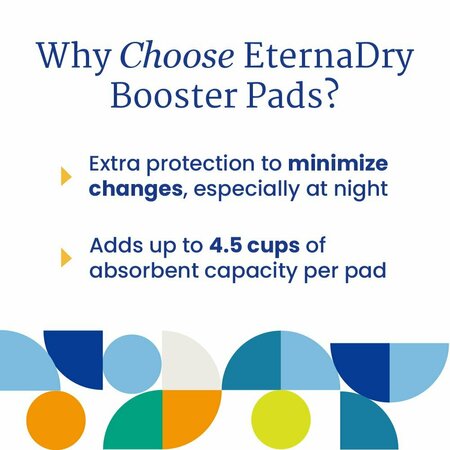 Northshore EternaDry Booster Pads Diaper Doublers, Small, 4x11.5", 180PK 1504